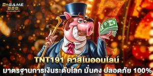 tnt191 คาสิโนออนไลน์ มาตรฐานการเงินระดับโลก มั่นคง ปลอดภัย 100%
